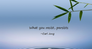 what we resist persists